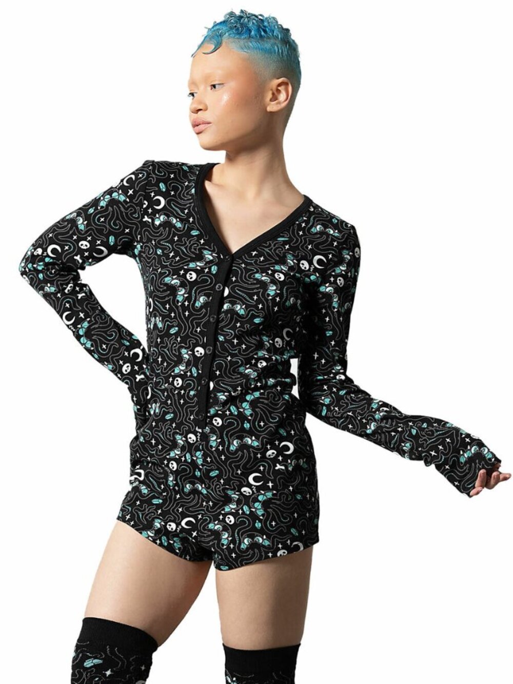 Killstar Cthulhu Playsuit Black – Size Medium – NWT